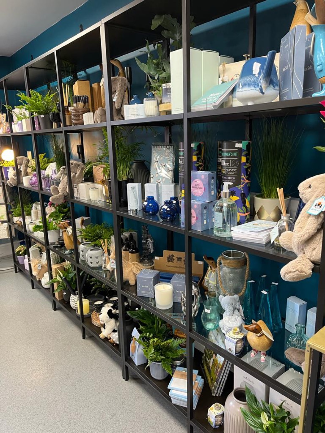 Floral display in the shop